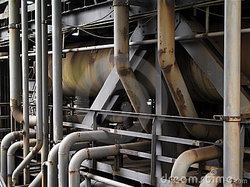 Steam Or Oil Heating Piping Work